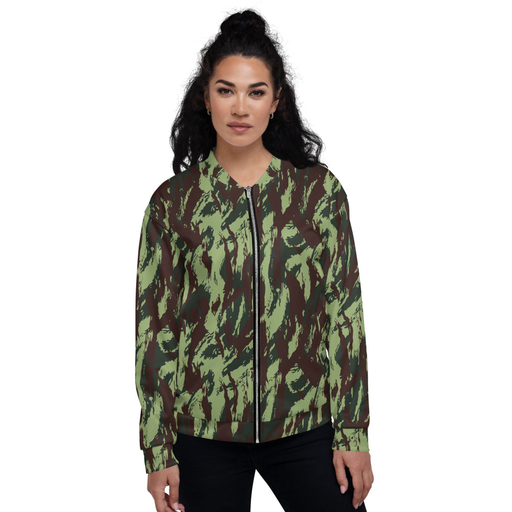 Portuguese M1964 Vertical Lizard CAMO Unisex Bomber Jacket