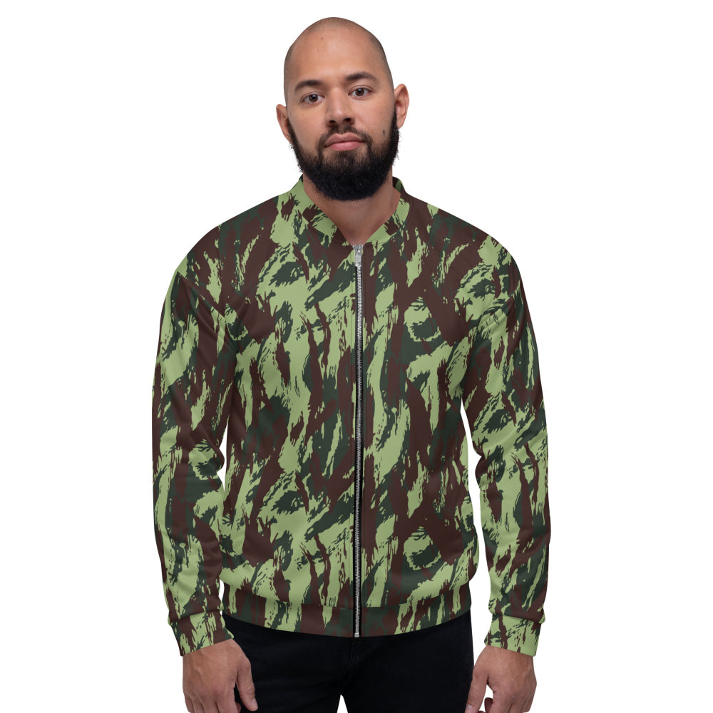 Portuguese M1964 Vertical Lizard CAMO Unisex Bomber Jacket