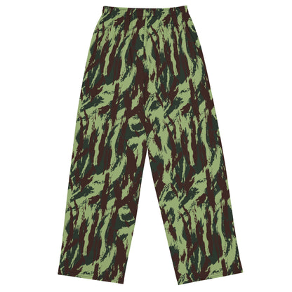 Portuguese M1964 Vertical Lizard CAMO unisex wide-leg pants - Unisex Wide-Leg Pants