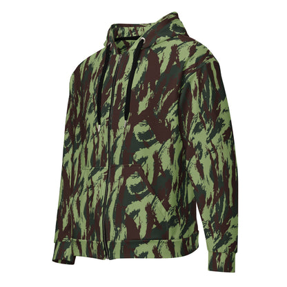 Portuguese M1964 Vertical Lizard CAMO Unisex zip hoodie - Zip Hoodie