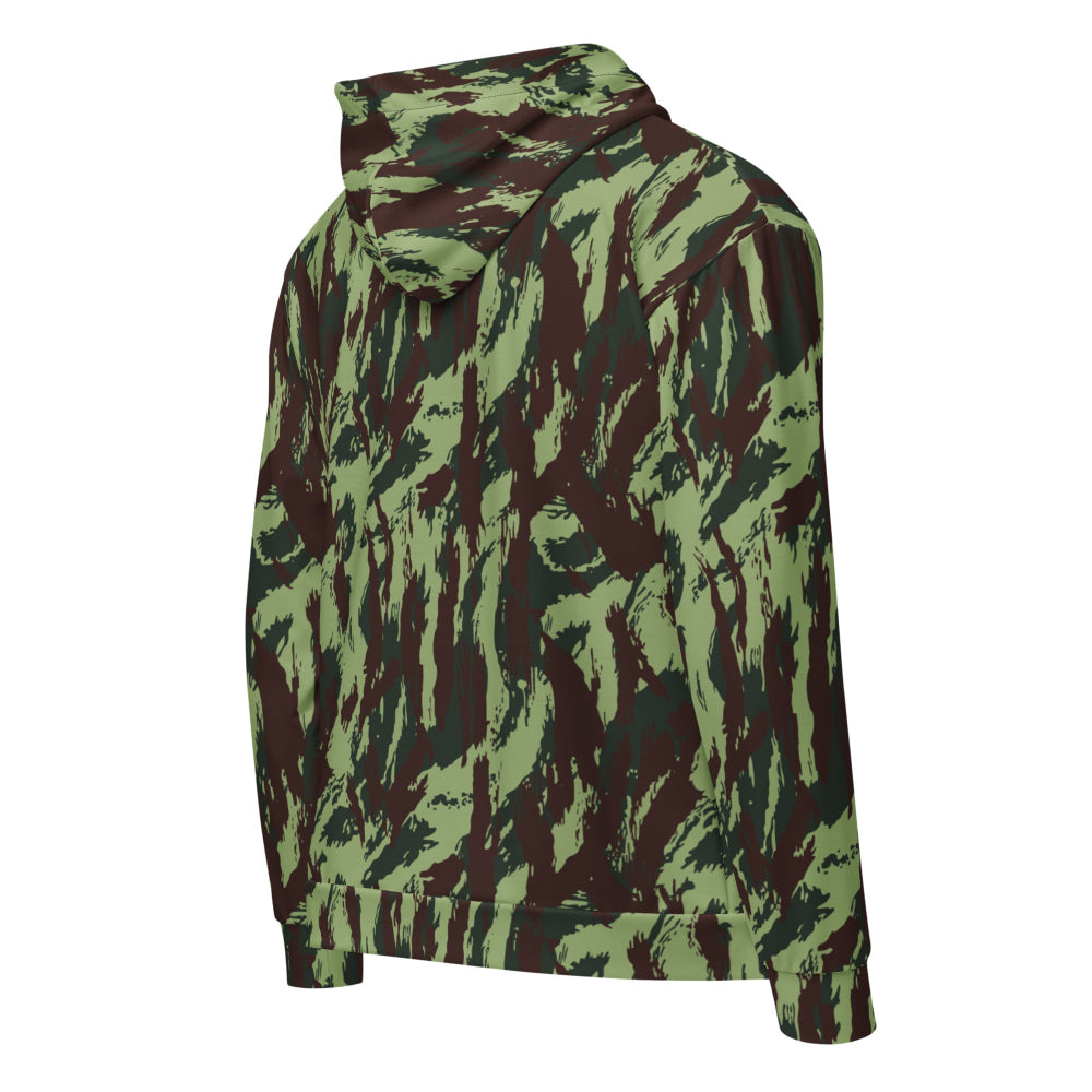 Portuguese M1964 Vertical Lizard CAMO Unisex zip hoodie - Zip Hoodie