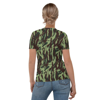Portuguese M1964 Vertical Lizard CAMO Women’s T-shirt - Womens T-Shirt