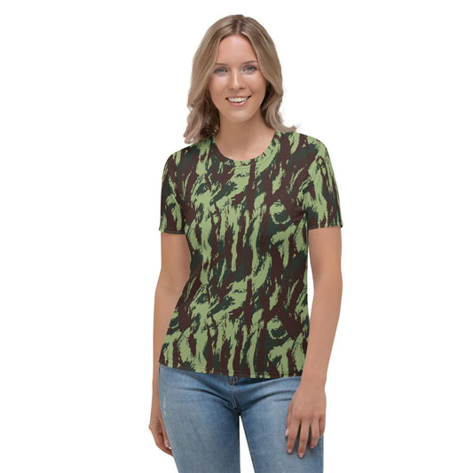 Portuguese M1964 Vertical Lizard CAMO Women’s T-shirt - XS - Womens T-Shirt