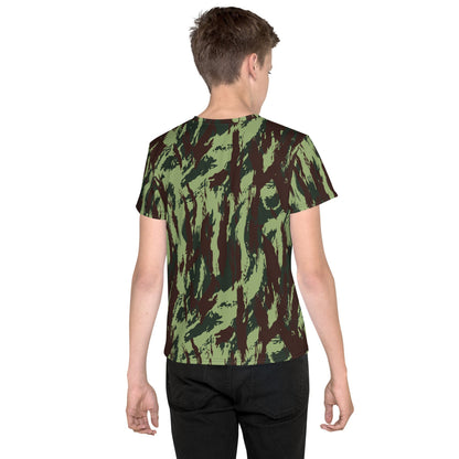 Portuguese M1964 Vertical Lizard CAMO Youth crew neck t-shirt - Crew Neck T-shirt