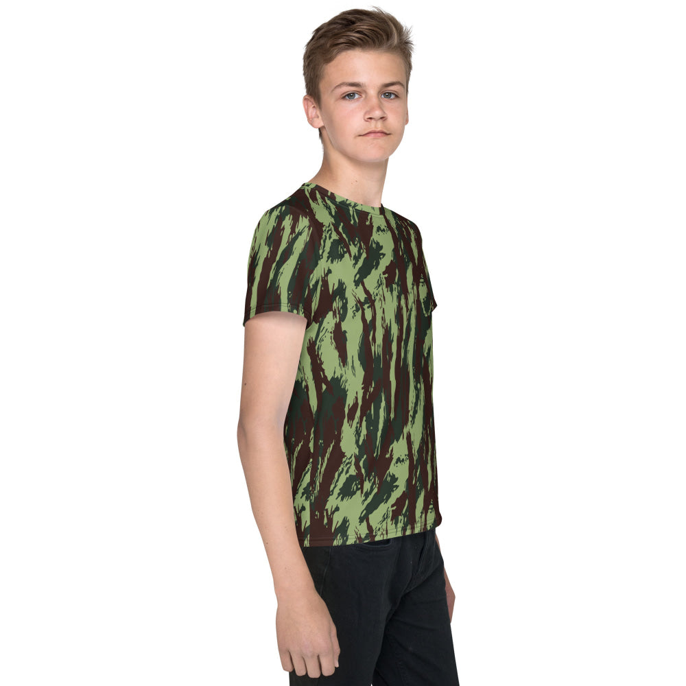 Portuguese M1964 Vertical Lizard CAMO Youth crew neck t-shirt - Crew Neck T-shirt