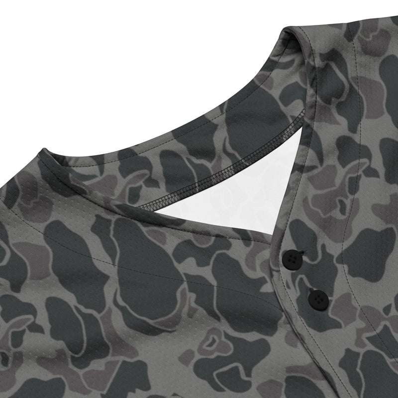 Frog Skin Midnight Marsh CAMO Unisex Baseball Jersey