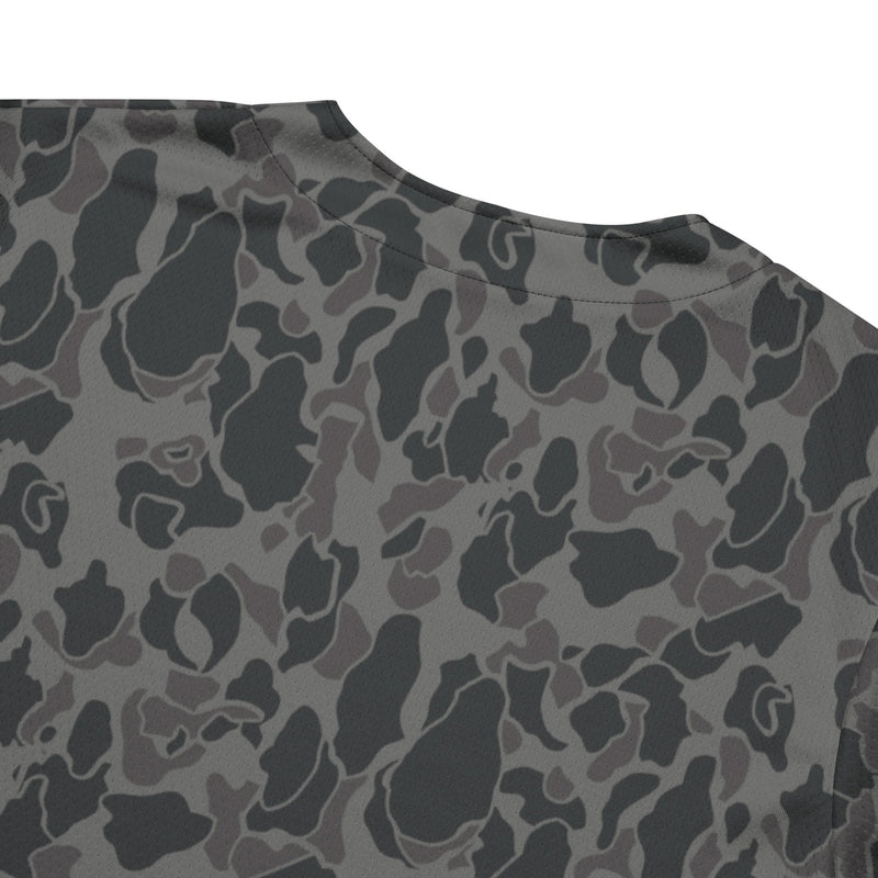 Frog Skin Midnight Marsh CAMO Unisex Baseball Jersey