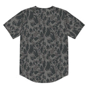 Frog Skin Midnight Marsh CAMO Unisex Baseball Jersey
