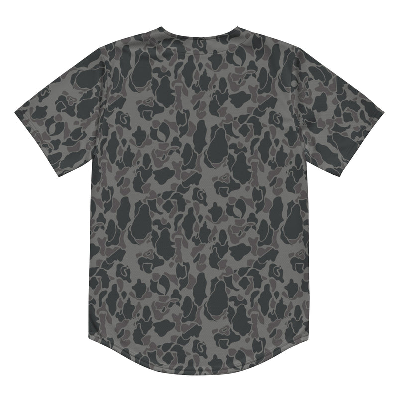 Frog Skin Midnight Marsh CAMO Unisex Baseball Jersey