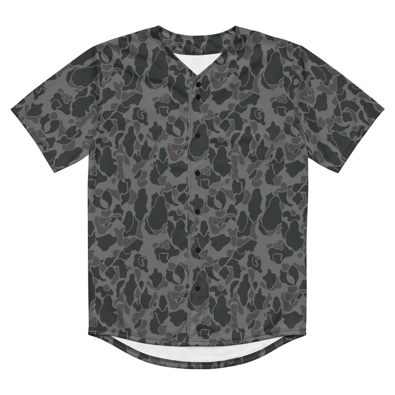 Frog Skin Midnight Marsh CAMO Unisex Baseball Jersey