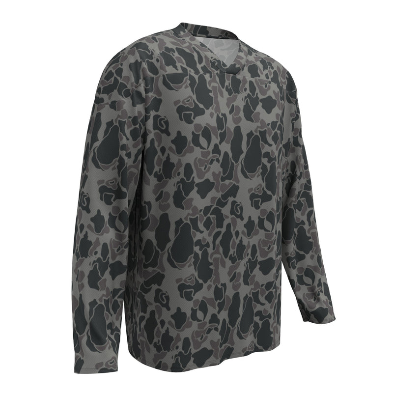 Frog Skin Midnight Marsh CAMO Unisex Hockey Fan Jersey