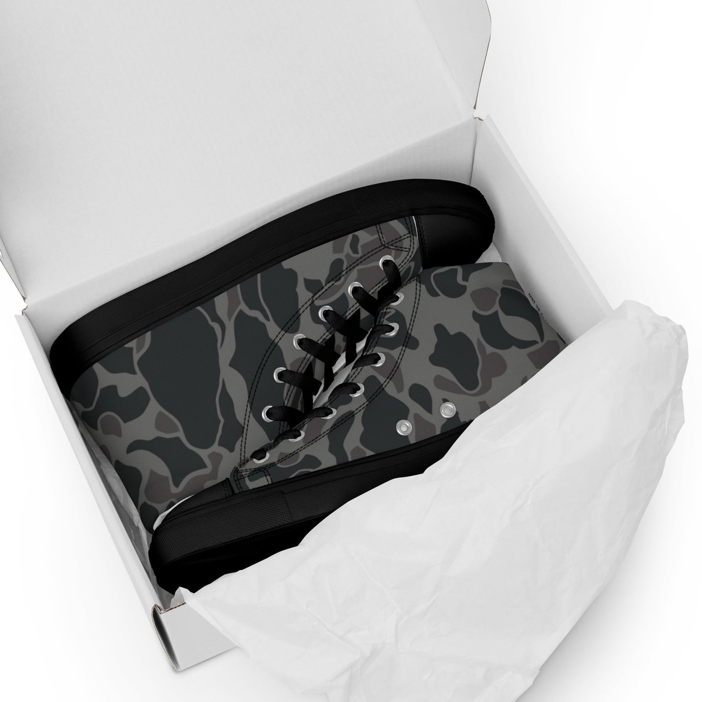 Rambo First Blood Part II Russian Frog Skin Movie CAMO Mens High-Top Canvas Shoes