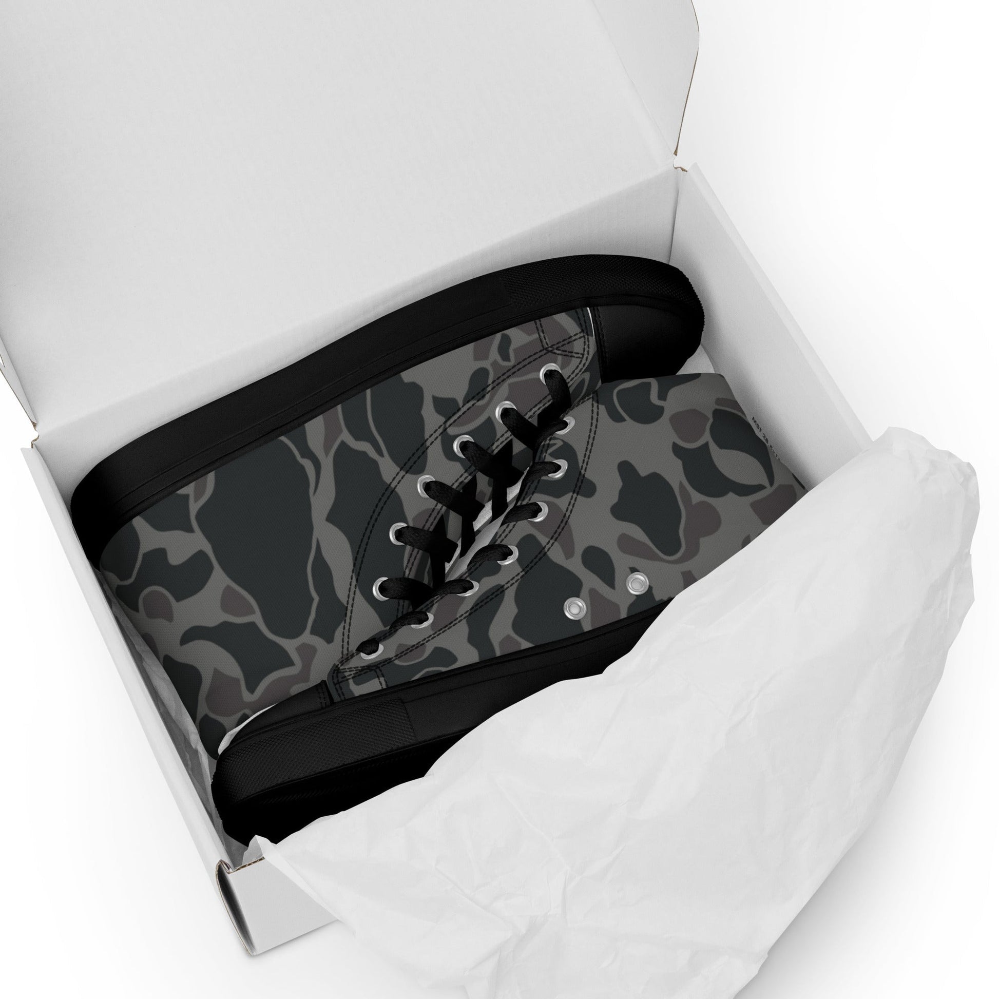 Rambo First Blood Part II Russian Frog Skin Movie CAMO Mens High-Top Canvas Shoes