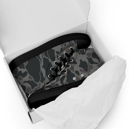 Rambo First Blood Part II Russian Frog Skin Movie CAMO Mens High-Top Canvas Shoes