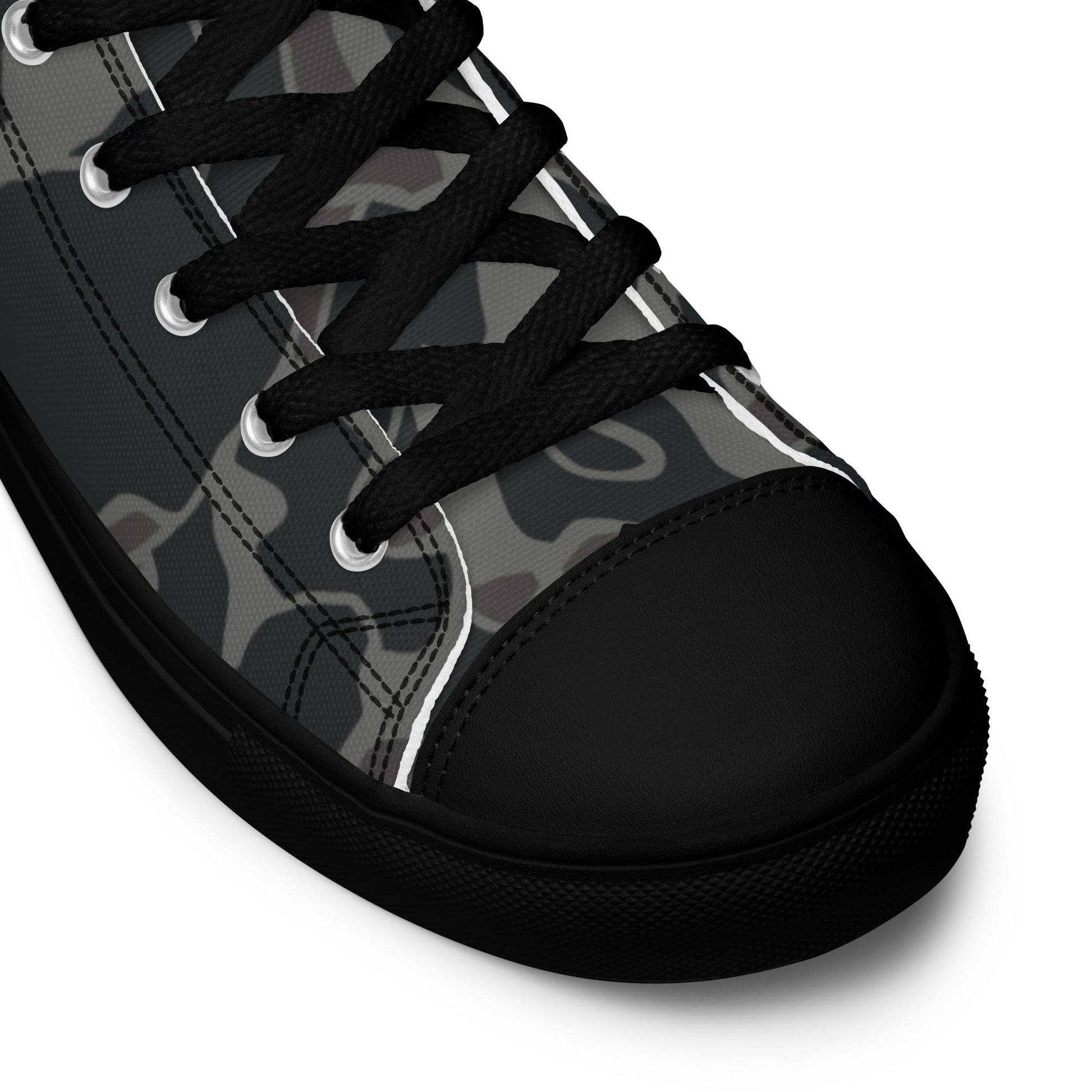 Rambo First Blood Part II Russian Frog Skin Movie CAMO Mens High-Top Canvas Shoes