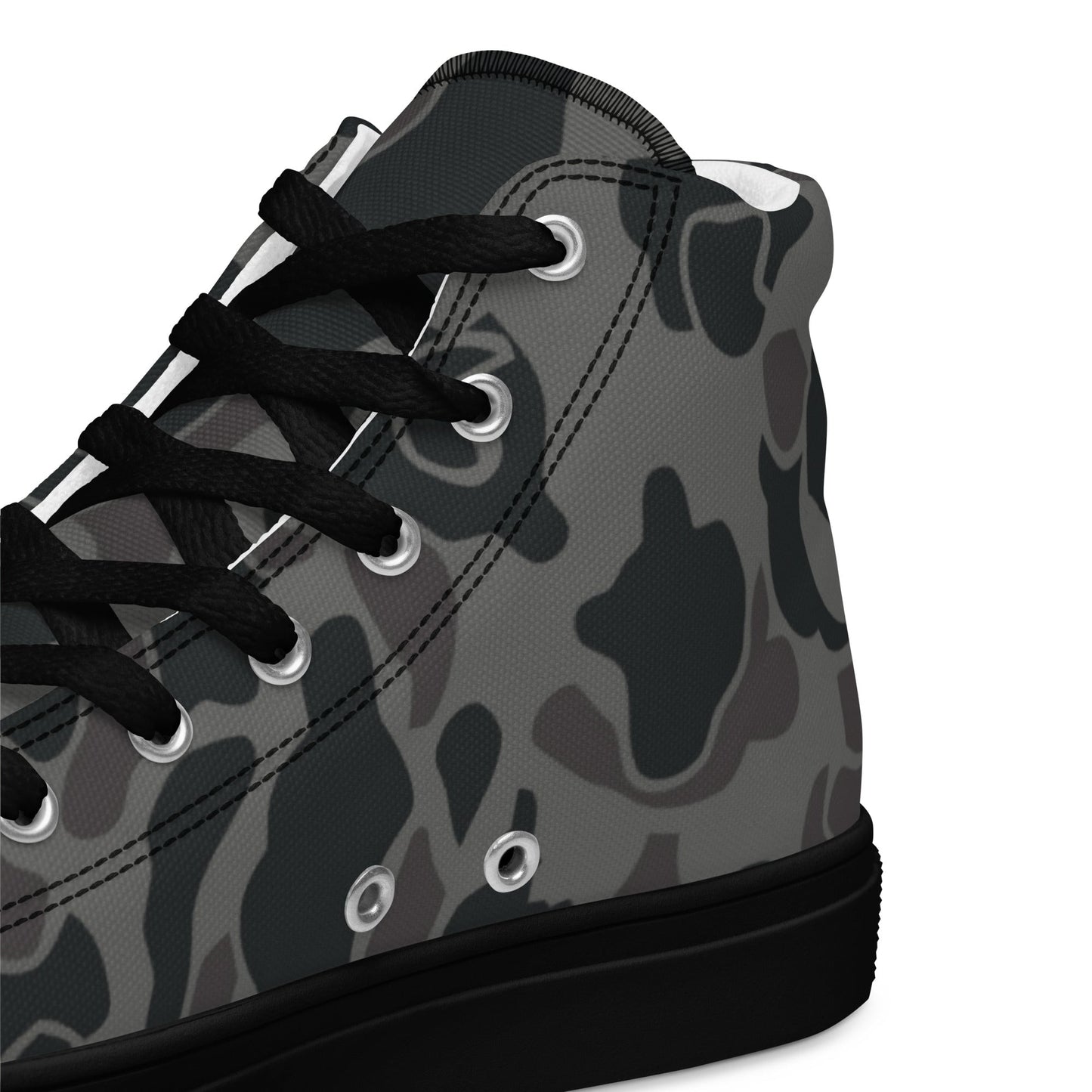 Rambo First Blood Part II Russian Frog Skin Movie CAMO Mens High-Top Canvas Shoes