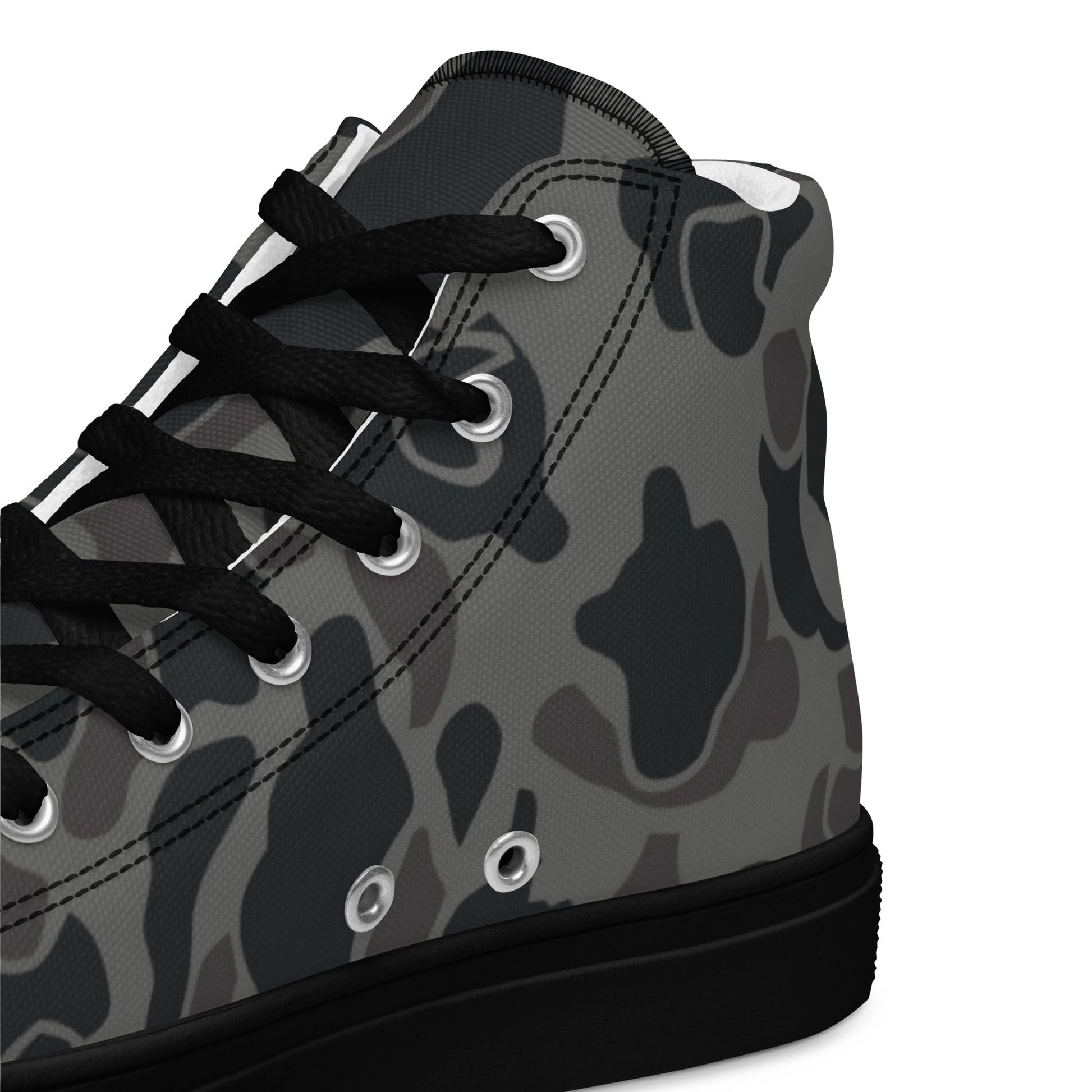 Rambo First Blood Part II Russian Frog Skin Movie CAMO Mens High-Top Canvas Shoes