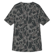 Frog Skin Midnight Marsh CAMO Mens Short-Sleeve Rash Guard - SS