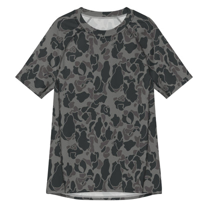 Rambo First Blood Part II Russian Frog Skin Movie CAMO Mens Short-Sleeve Rash Guard - 2XS - Short-sleeve Guards