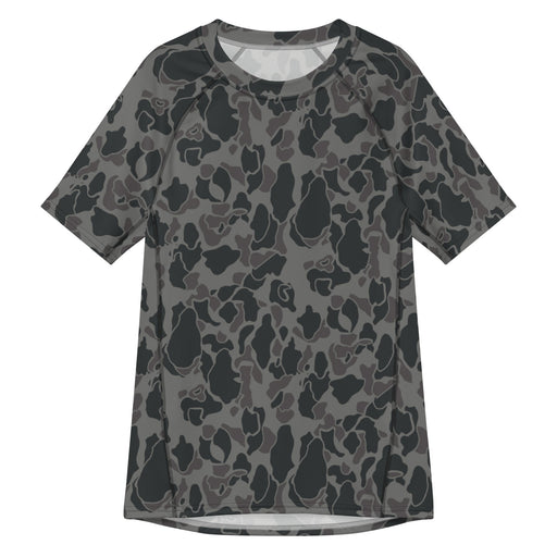 Frog Skin Midnight Marsh CAMO Mens Short-Sleeve Rash Guard - 2XS - SS
