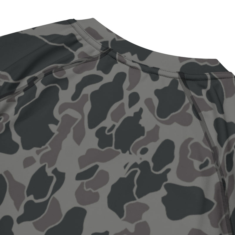 Frog Skin Midnight Marsh CAMO Mens Short-Sleeve Rash Guard - SS