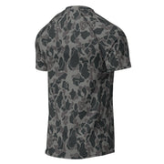 Frog Skin Midnight Marsh CAMO Mens Short-Sleeve Rash Guard - SS
