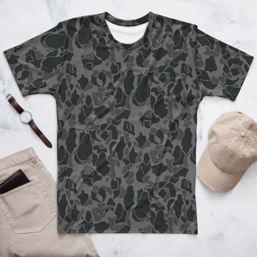 Frog Skin Midnight Marsh CAMO Mens T-Shirt - XS