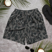 Frog Skin Midnight Marsh CAMO Unisex Athletic Long Shorts