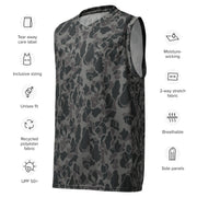 Frog Skin Midnight Marsh CAMO Unisex Basketball Jersey