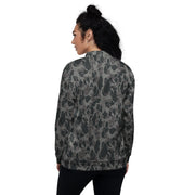 Frog Skin Midnight Marsh CAMO Unisex Bomber Jacket