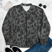 Frog Skin Midnight Marsh CAMO Unisex Bomber Jacket