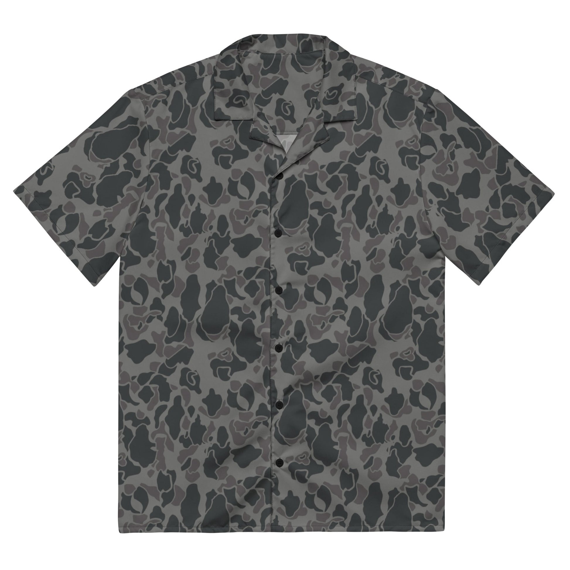 Rambo First Blood Part II Russian Frog Skin Movie CAMO Unisex button shirt - 2XS - Button Shirts