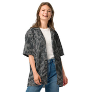 Frog Skin Midnight Marsh CAMO Unisex Short-Sleeve Button Shirt - Button-Up
