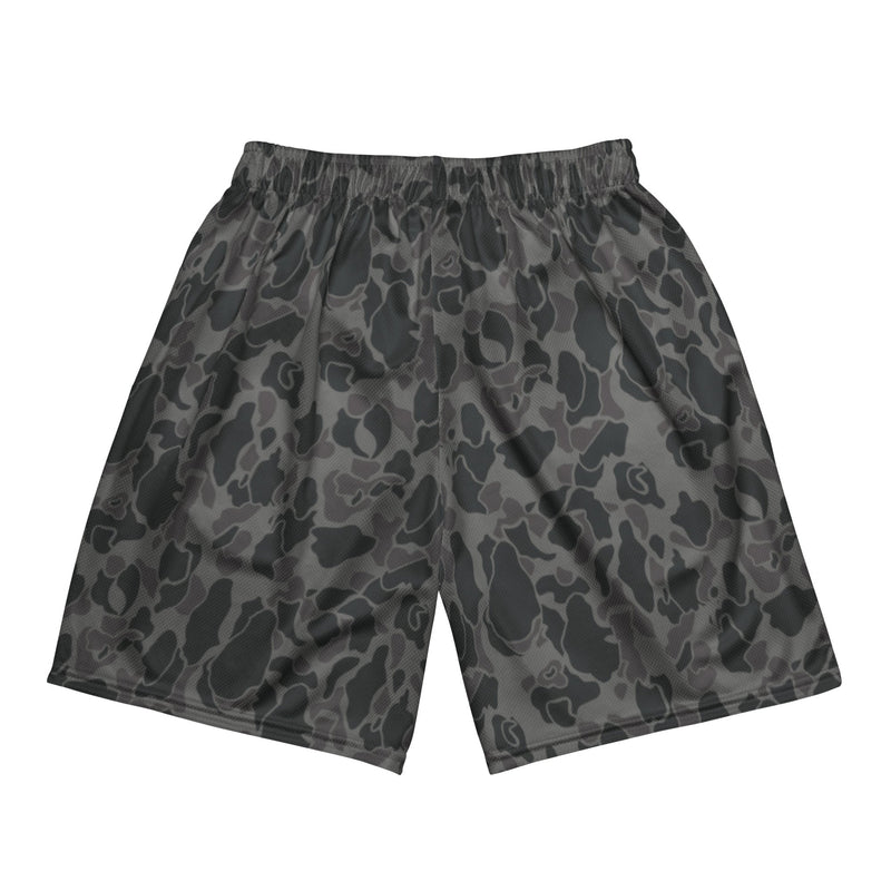 Frog Skin Midnight Marsh CAMO Unisex Mesh Shorts