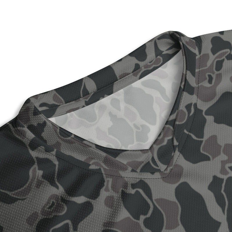 Frog Skin Midnight Marsh CAMO Unisex Sports Jersey