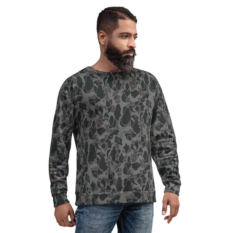 Frog Skin Midnight Marsh CAMO Unisex Sweatshirt