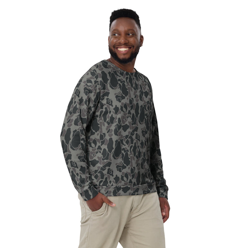 Frog Skin Midnight Marsh CAMO Unisex Sweatshirt
