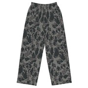 Frog Skin Midnight Marsh CAMO Unisex Wide-Leg Leisure Pants - 2XS