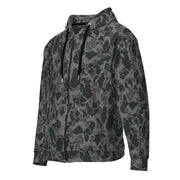 Frog Skin Midnight Marsh CAMO Unisex Zip Hoodie
