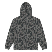 Frog Skin Midnight Marsh CAMO Unisex Zip Hoodie
