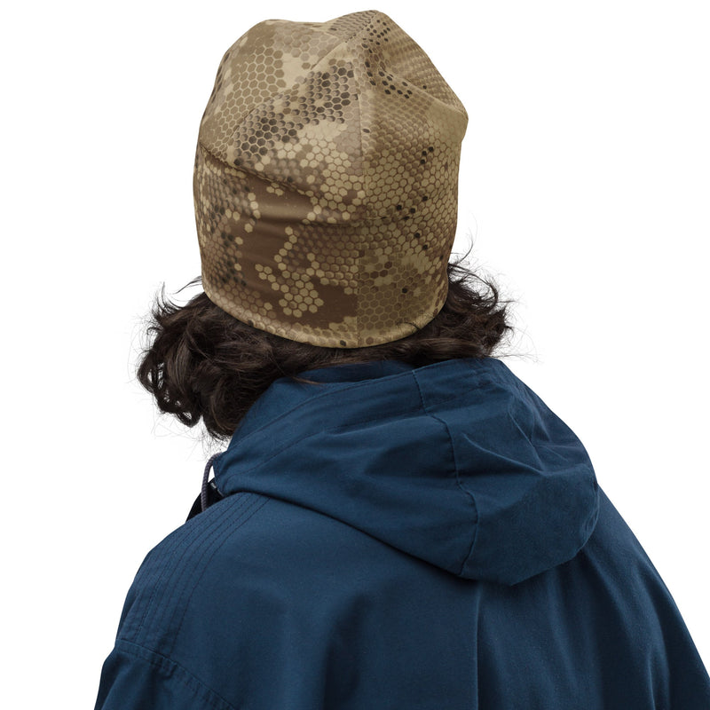 Hex Rattlesnake Desert CAMO Beanie - Head