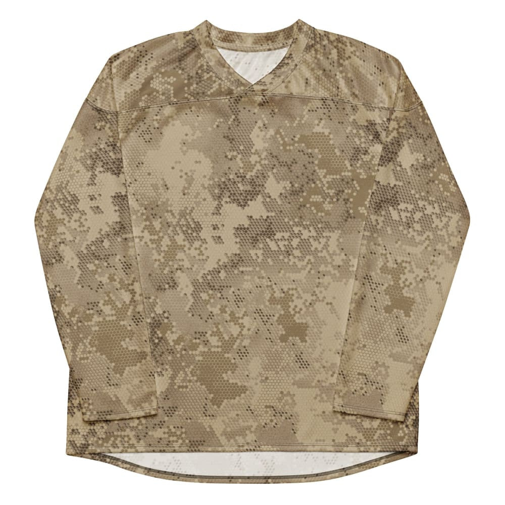 Rattlesnake Hex Desert CAMO hockey fan jersey - Unisex Hockey Fan Jersey