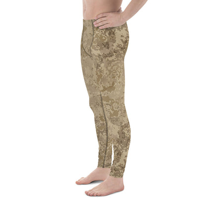 Rattlesnake Hex Desert CAMO Men’s Leggings - Mens