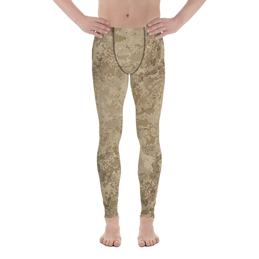 Rattlesnake Hex Desert CAMO Men’s Leggings - XS - Mens