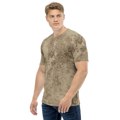 Rattlesnake Hex Desert CAMO Men’s t-shirt - Mens T-Shirt