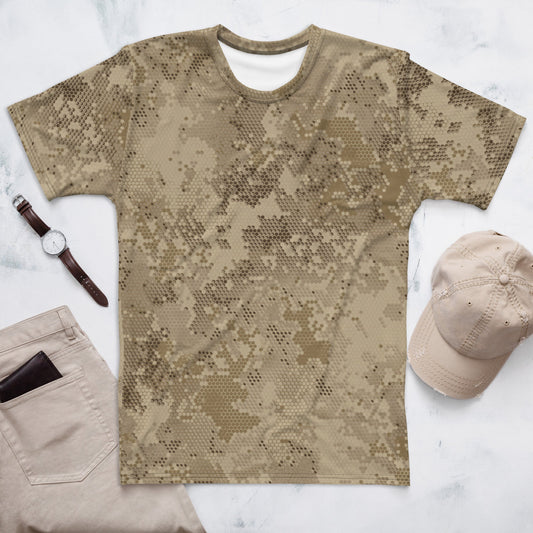 Rattlesnake Hex Desert CAMO Mens t-shirt - XS - T-Shirts