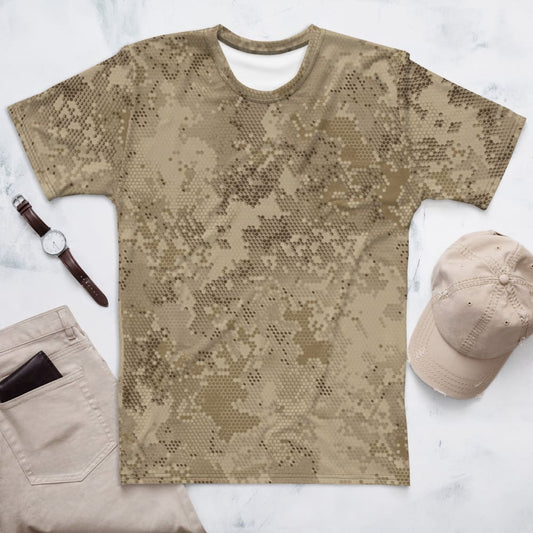 Rattlesnake Hex Desert CAMO Men’s t-shirt - XS