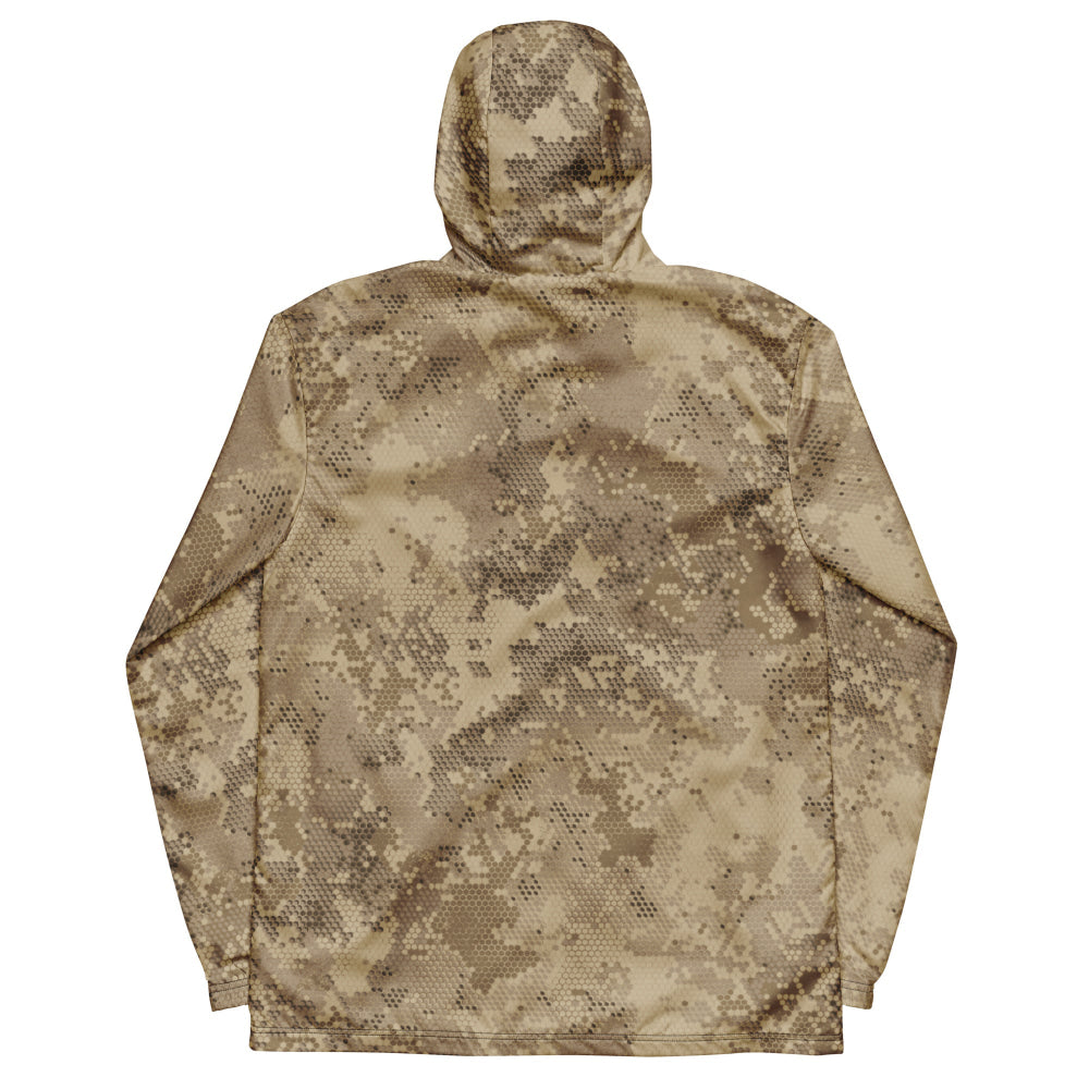 Rattlesnake Hex Desert CAMO Men’s windbreaker - Mens Windbreaker