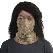 Hex Rattlesnake Desert CAMO Neck Gaiter - Head