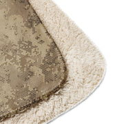Hex Rattlesnake Desert CAMO Sherpa Blanket